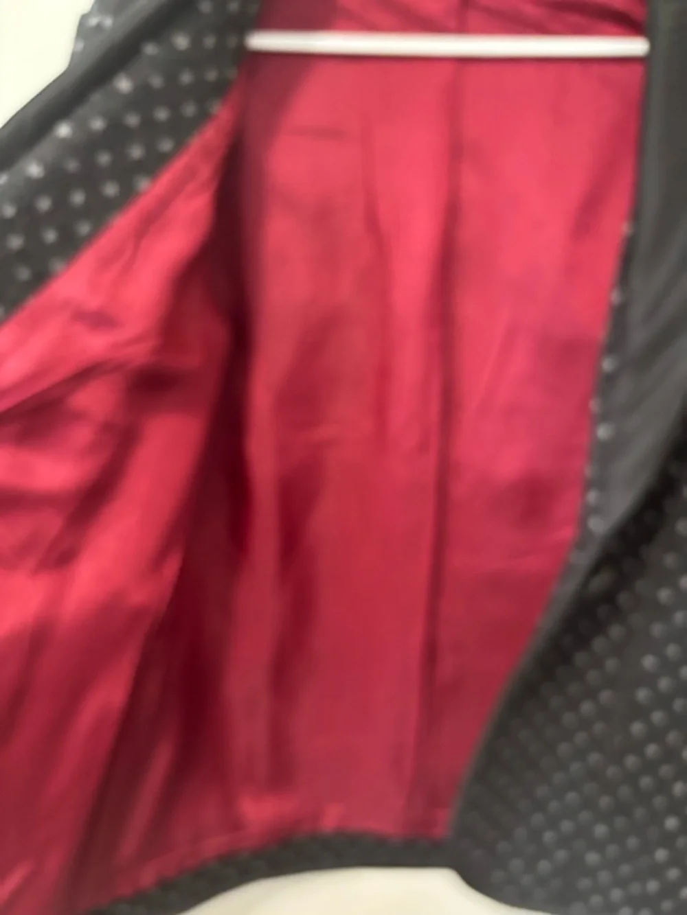 Icelandic Design Wool Polka Dot Black Gray Blazer Jacket Coat Size M Medium - Picture 4 of 7